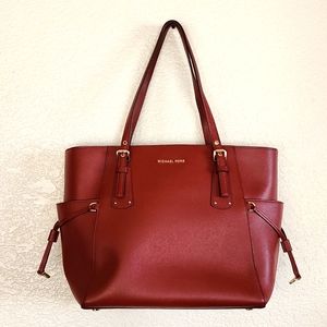 Michael Kors Red Tote Bag